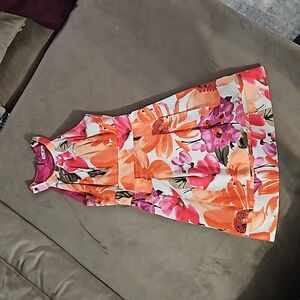 Eliza J size 4 floral sleeveless dress
